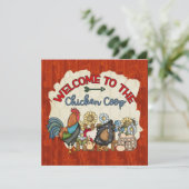 schattige coop kaart (Staand voorkant)