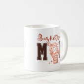 Schattige Coquette Basketbal Moeder Koffiemok (Voorkant rechts)