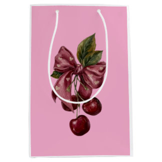Schattige Coquette Kersslinger Roze Esthetiek Medium Cadeauzakje