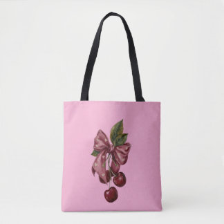 Schattige Coquette Kersslinger Roze Esthetisch Tote Bag