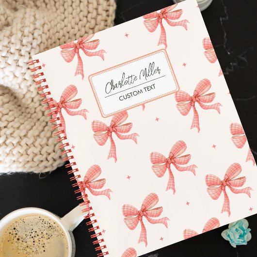 Schattige Coquette Roze Strikken Spiraal Notitieboek