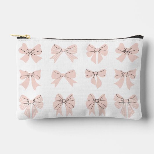 Schattige Coquette Strik Roze Blos Etui (Voorkant)