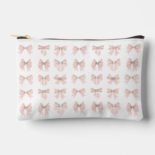 Schattige Coquette Strik Roze Blos Etui (Voorkant)
