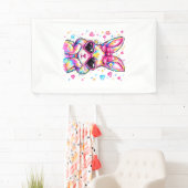 Schattige Coquette Tie Dye Konijn Paashaas Vrouwen Spandoek (Insitu)