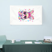 Schattige Coquette Tie Dye Konijn Paashaas Vrouwen Spandoek (Beurs)