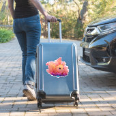 Schattige Coral Zee Plant Sticker (Koffer Insitu)