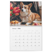 Schattige Corgi. 2024 Kalender (Jan 2026)