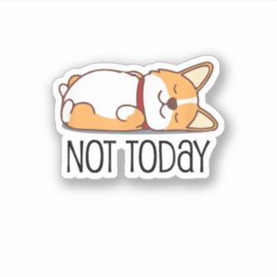 Schattige Corgi Cadeau Grappige Hond Liefhebber Ni Sticker