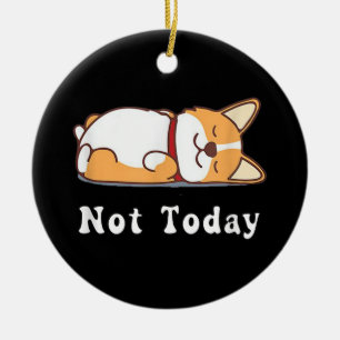 Schattige Corgi Cadeau Grappige Hondenliefhebber N Keramisch Ornament