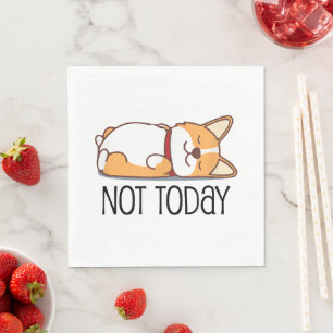 Schattige Corgi Cadeau Grappige Hondenliefhebber N Servet