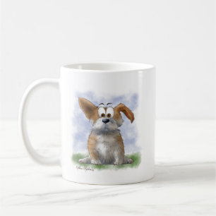 Schattige Corgi Cartoon Koffiemok