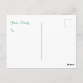 Schattige Corgi Christmas Briefkaart (Achterkant)