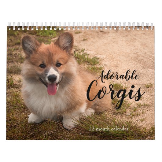 Schattige Corgi Dogs 2026 Kalender (Hoes)