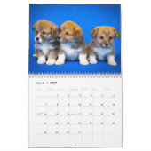 Schattige Corgi Dogs 2026 Kalender (Mar 2027)