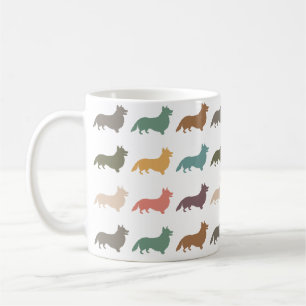 Schattige Corgi Drinkware Retro Vintage Huisdierli Koffiemok