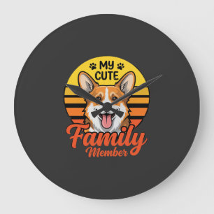 Schattige Corgi-familielid Hondliefhebber Grote Klok