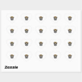 Schattige Corgi Funny Dog Lover Gift Hart Sticker (Vel)