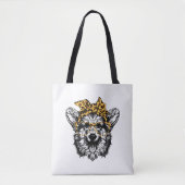 Schattige Corgi Funny Dog Lover Gift Tote Bag (Voorkant)