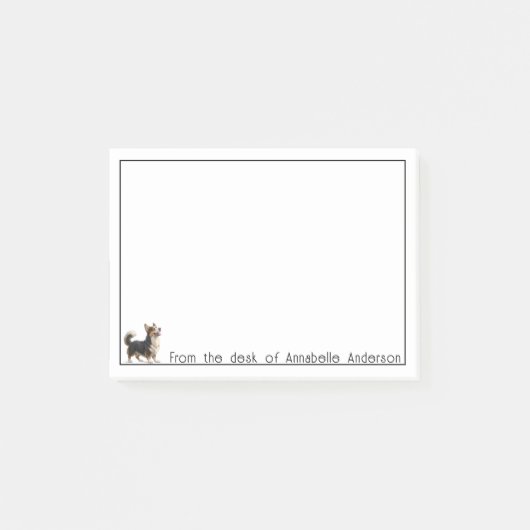 Schattige Corgi Gepersonaliseerde Notities Post-it® Notes (Voorkant)
