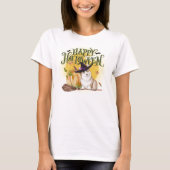 Schattige Corgi Halloween T-shirt (Voorkant)