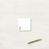 Schattige Corgi Hond Post-it® Notes (Op bureau)