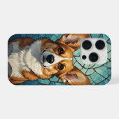 🐶 Schattige Corgi Hond ✨ Vriendelijk Portret Huis iPhone Hoesje (Achterkant horizontaal)