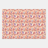Schattige Corgi Honden Inpakpapier Vel (Voorkant)