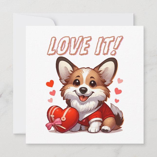 Schattige Corgi Liefde (Voorkant)