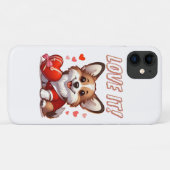 Schattige Corgi Liefde Case-Mate iPhone Case (Achterkant (horizontaal))