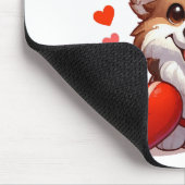 Schattige Corgi Liefde Muismat (Hoek)