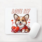 Schattige Corgi Liefde Muismat (Met muis)