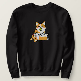 Schattige Corgi met Peer op Vermoeide Corgi Grappi Trui