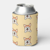 Schattige Corgi Patroon – Hondenliefhebber Drink K Blikjeskoeler (Blikje Voorkant)