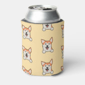 Schattige Corgi Patroon – Hondenliefhebber Drink K Blikjeskoeler (Blikje Achterkant)