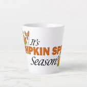 Schattige Corgi Pumpkin Spice Latte Mok (Voorkant)