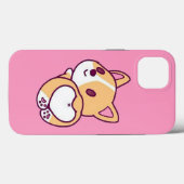 Schattige Corgi Puppy Liefde Case-Mate iPhone Case (Achterkant (horizontaal))