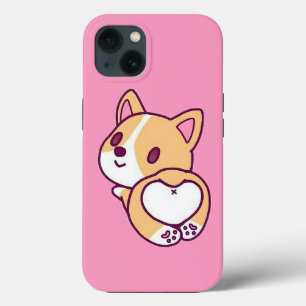 Schattige Corgi Puppy Liefde Case-Mate iPhone Case