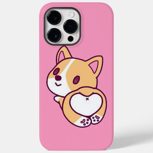 Schattige Corgi Puppy Liefde Case-Mate iPhone Case (Achterkant)