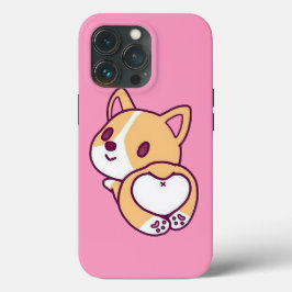 Schattige Corgi Puppy Liefde Case-Mate iPhone Case