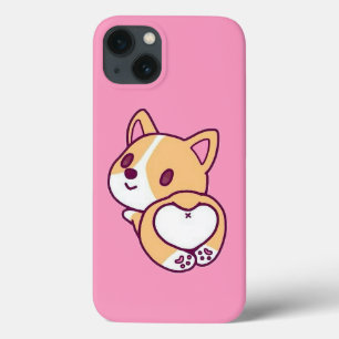 Schattige Corgi Puppy Liefde Case-Mate iPhone Case