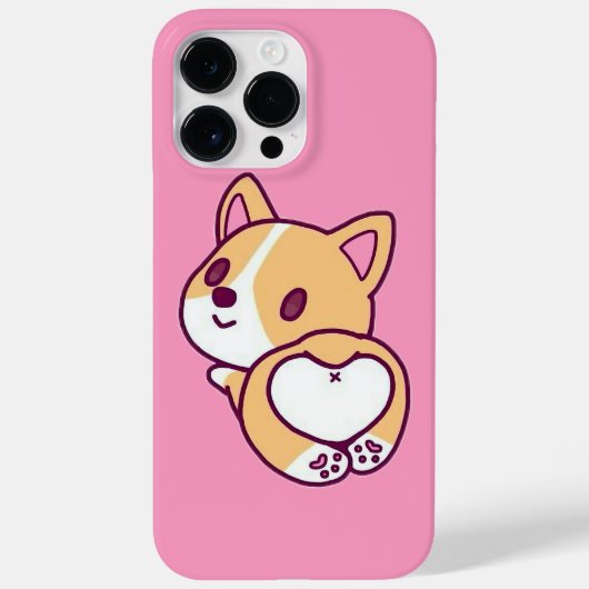 Schattige Corgi Puppy Liefde Case-Mate iPhone Case (Achterkant)