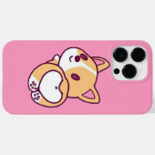 Schattige Corgi Puppy Liefde Case-Mate iPhone Case (Achterkant (horizontaal))