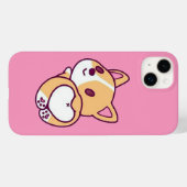 Schattige Corgi Puppy Liefde Case-Mate iPhone Case (Achterkant (horizontaal))