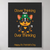 Schattige Corgi St. Patrick's Day Poster (Voorkant)