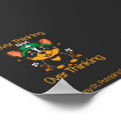 Schattige Corgi St. Patrick's Day Poster (Hoek)