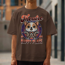 Schattige Corgi Theatre is mijn gelukkige plek
