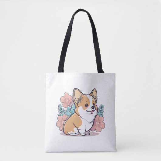 schattige corgi tote bag (Voorkant)