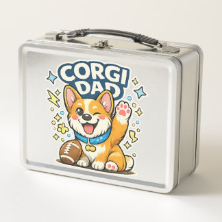 Schattige Corgi Vader Voetbal Kawaii Knipogende Co