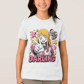 schattige cosplayer T-shirt (Voorkant)