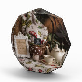 Schattige Cottagecore setup Zwangerschapsaankondig Fotoblokken (Rechts)